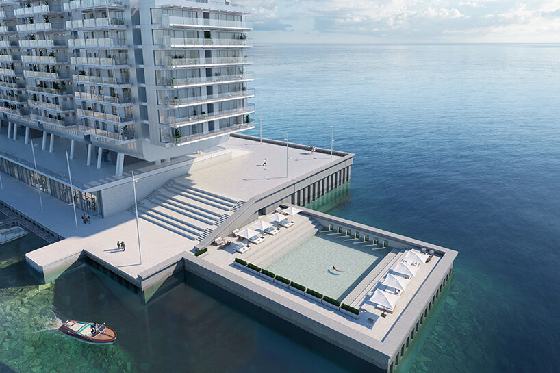 renzo piano to complete luxury residences atop the expanding coastline of monaco