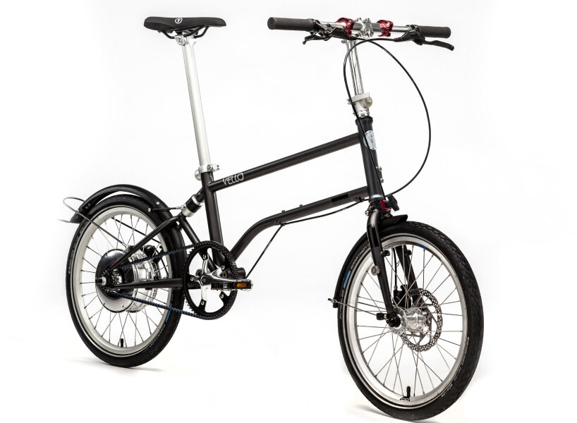 The vello electric bike folds in 8 seconds, weighs less than 10 kilograms and recharges by braking