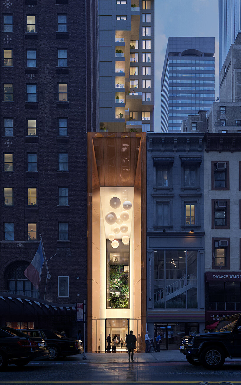 construction begins on ODA's pixelated tower on NYC's 57th street