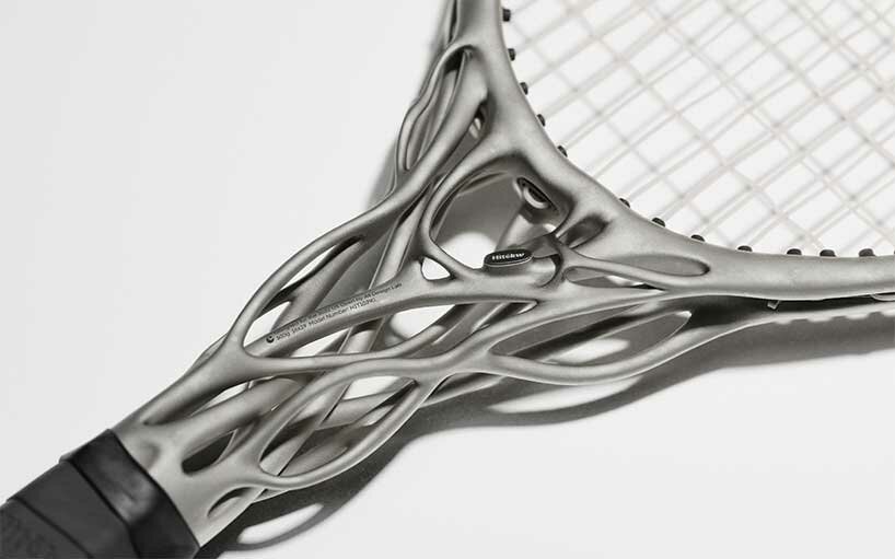 designed by AI, 'hìtëkw' tennis racket is a modern twist to the gear's classic design