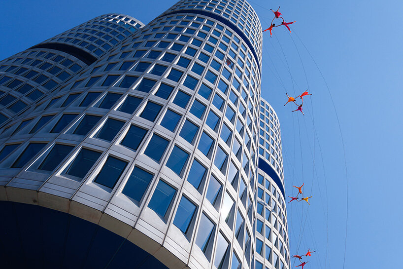 BANDALOOP vertical dancers celebrate BMW headquarters' 50th birthday