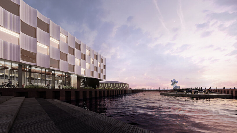 bjarke ingels group plans educational campus for denmark's esbjerg island