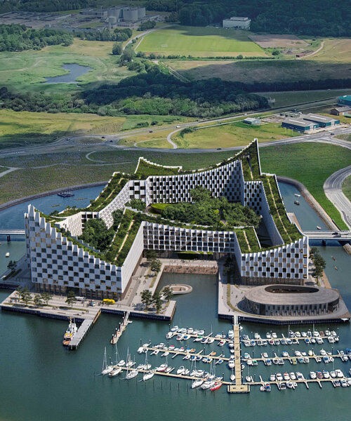 bjarke ingels group plans educational campus for denmark's esbjerg island