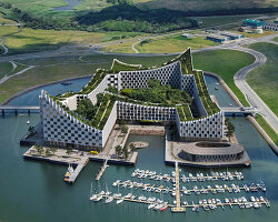 bjarke ingels group plans educational campus for denmark's esbjerg island
