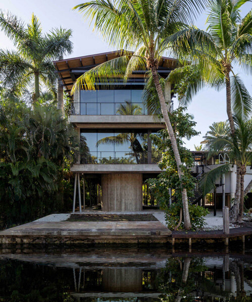 brillhart builds resilient house on stilts to withstand miami's floods and hurricanes