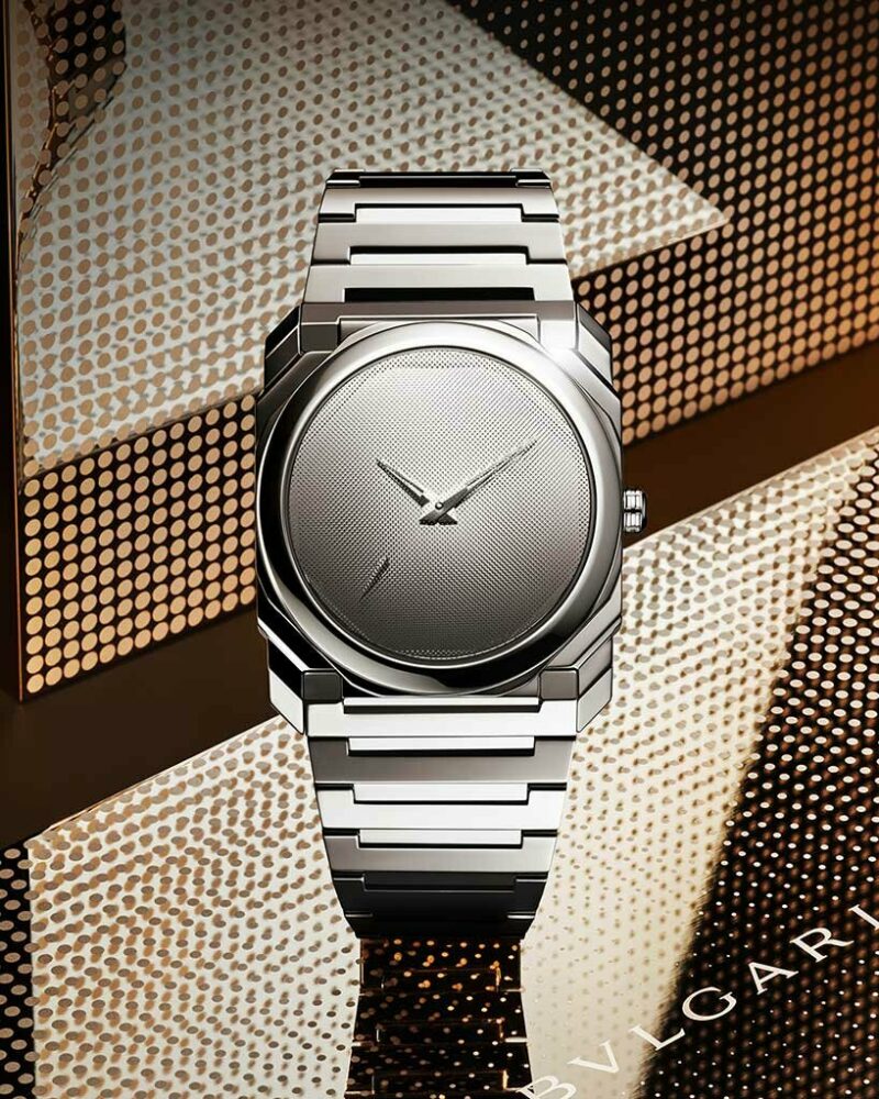 bulgari & kazuyo sejima unveils watch 'octi finissimo' limited edition