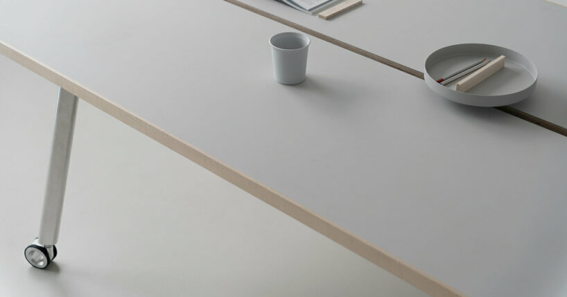 The modern multifunctional ping pong table from cloudandco reinterprets single-purpose furniture