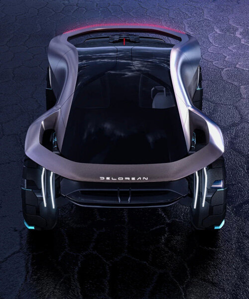 delorean proposes a sleek off-roader with its electric omega 2040 concept