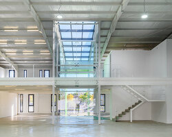 step inside this new, light-filled office hub in argentina, captured by gonzalo viramonte