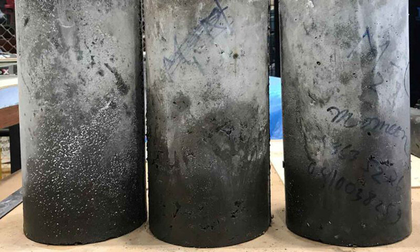 engineers create durable concrete using rubber from recycled tires