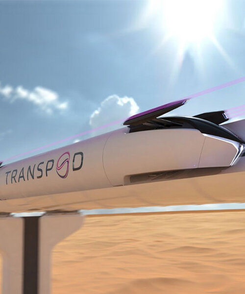 the fully electric transpod 'fluxjet' can travel at a groundbreaking speed of 1,000 km/h