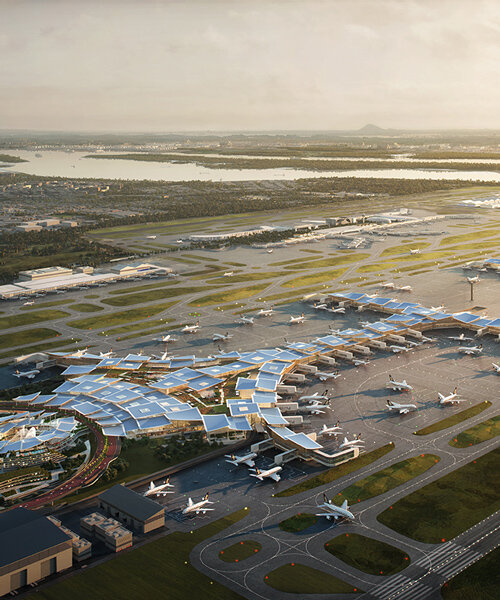KPF and heatherwick studio to extend singapore airport as cluster of lush 'neighborhoods'