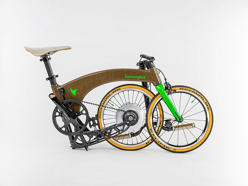 hummingbird releases ultralight, plant-based e-bike that folds in 5 seconds