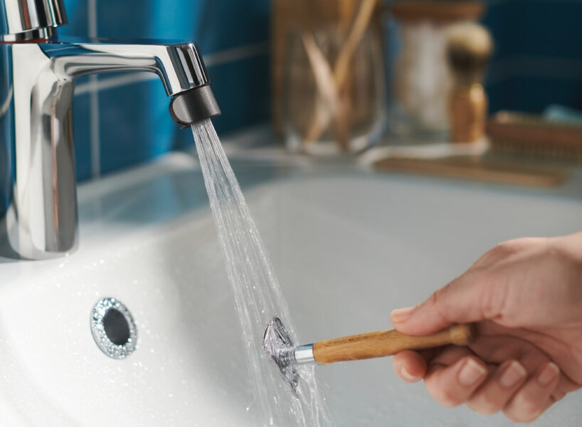 dual-mode IKEA ÅBÄCKEN tap nozzle limits flow to reduce water consumption