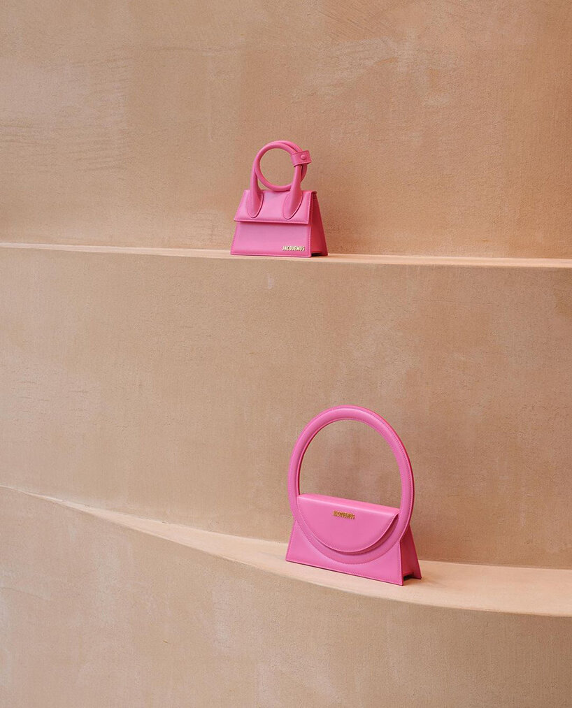 jacquemus' shop-in-shop by OMA/AMO at selfridges is clad in soothing terracruda clay