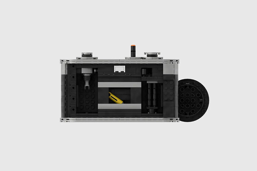 ZH1 is a functional 35mm film camera made of LEGO parts