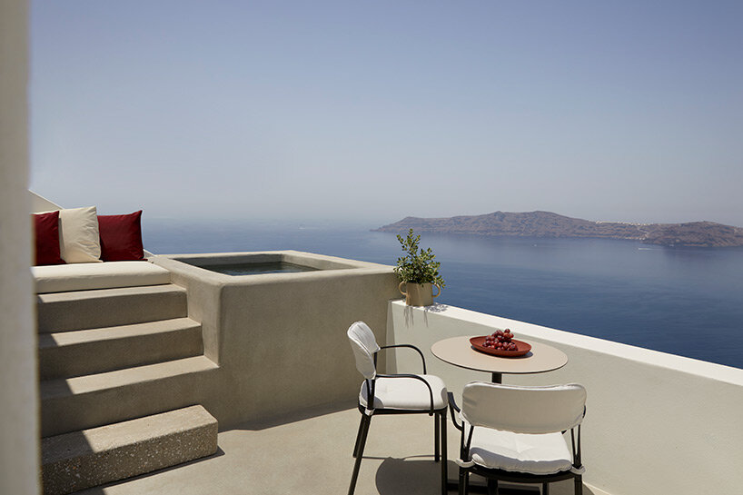 seven pedrali-dressed projects roam the seas from greece to dubai