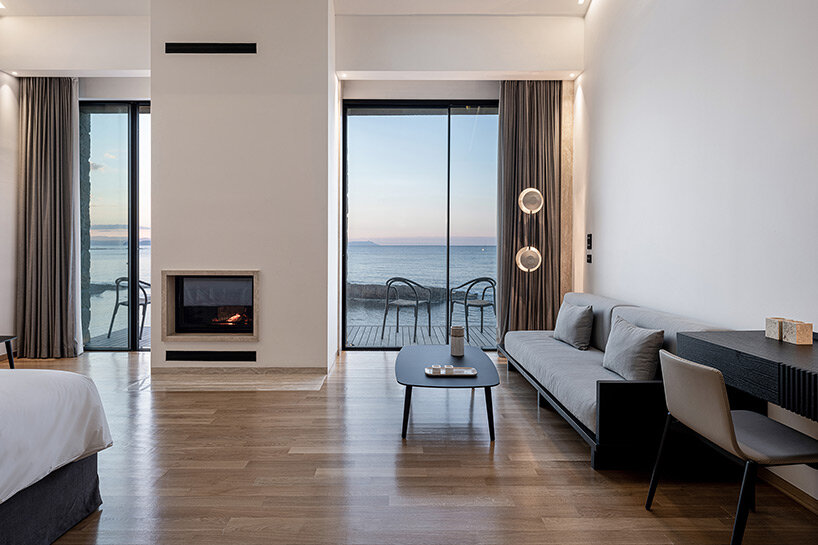 seven pedrali-dressed projects roam the seas from greece to dubai