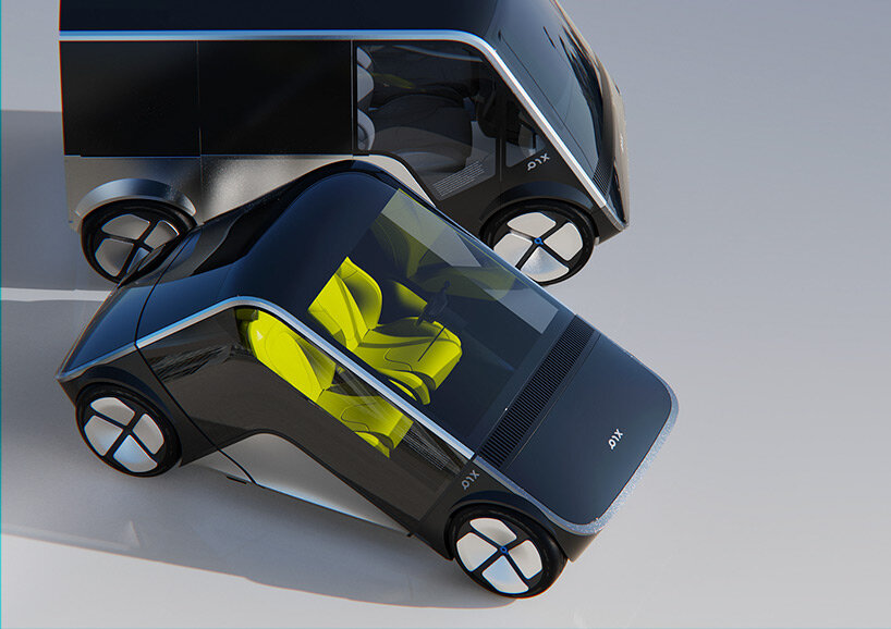 boomerang-shaped body & off-road capabilities define artem smirnov's EV concept
