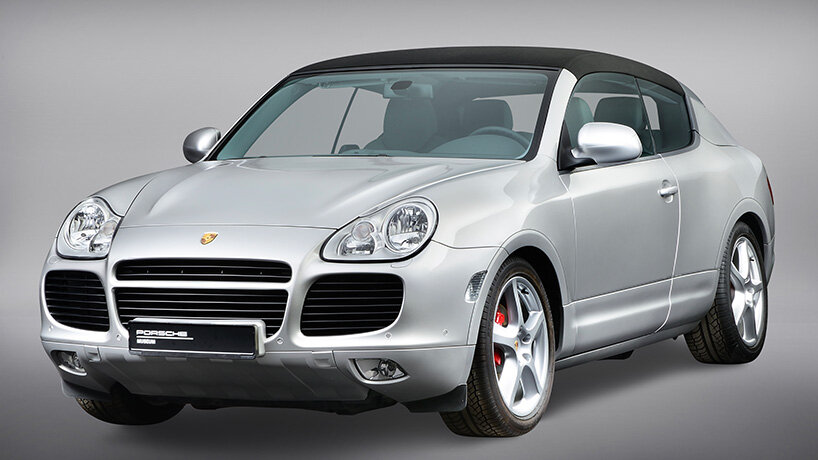 one-off open-top: porsche trial built a cayenne convertible SUV