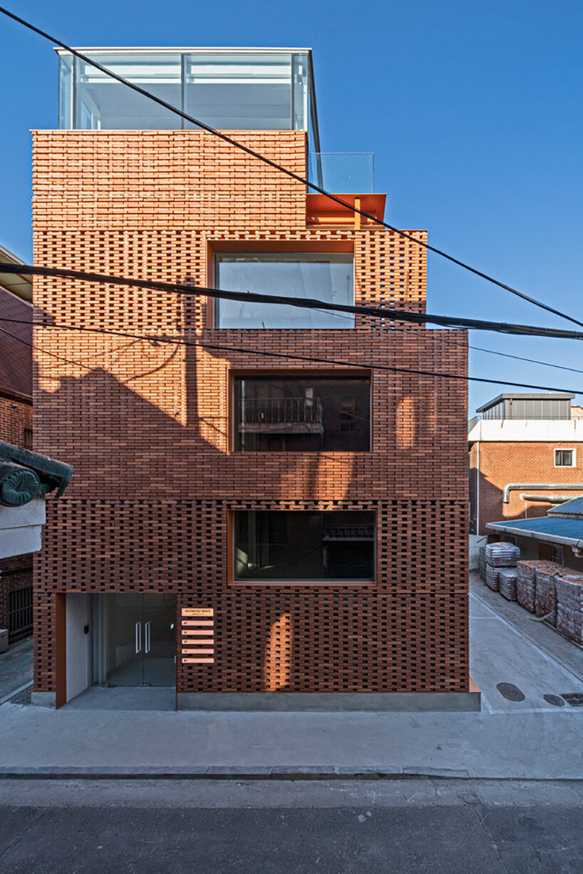 Givenchy store in Seoul has an undulating metal facade