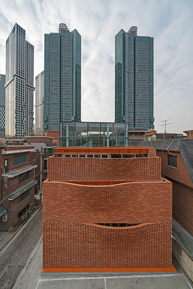 Givenchy store in Seoul has an undulating metal facade