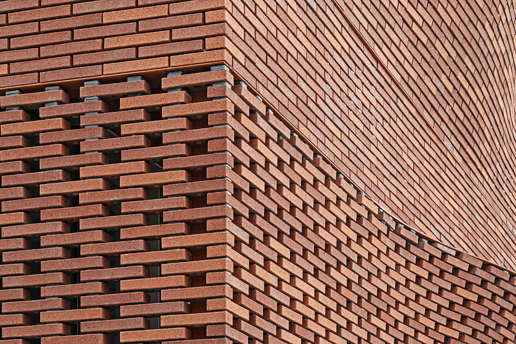 Givenchy store in Seoul has an undulating metal facade