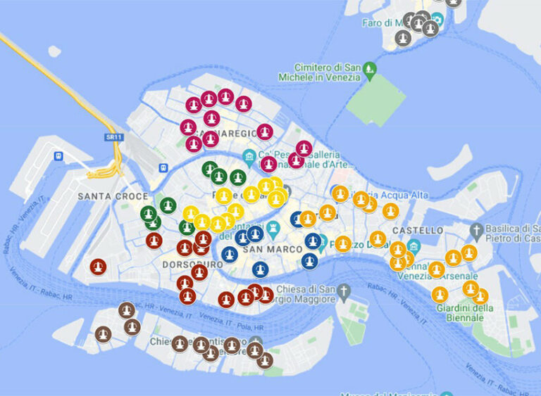 venice unveils map of drinking fountains in an effort to reduce plastic bottle use
