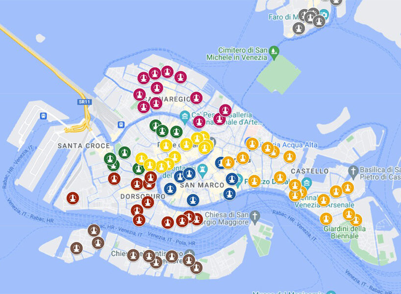 venice unveils map of drinking fountains in an effort to reduce plastic bottle use