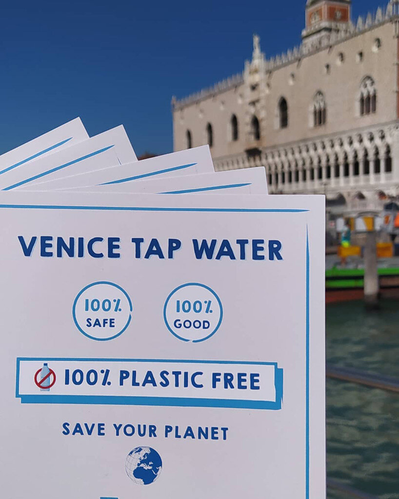 venice unveils map of drinking fountains in an effort to reduce plastic bottle use