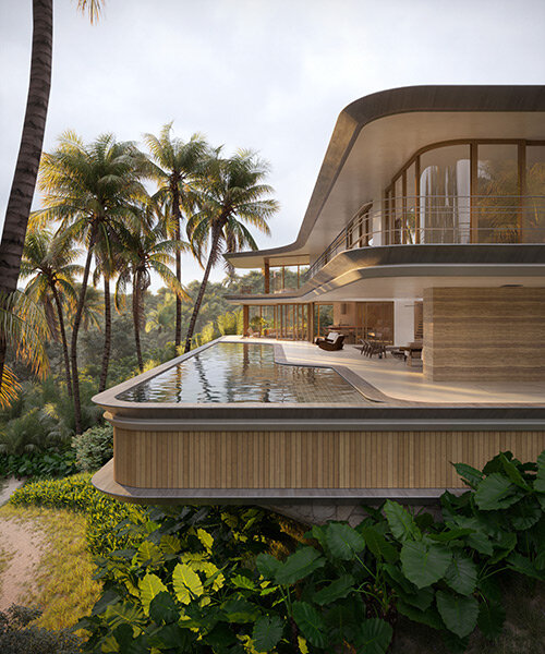 coastal brazilian 'cacao residence' is planned by victor ortiz in rammed-earth