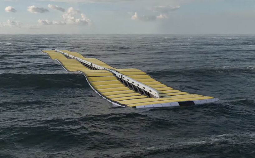 this spine-like floating device can convert wave power into electricity