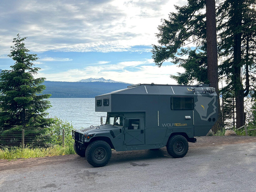 A Hummer H1 Overland Expedition Camper