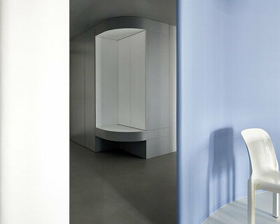 xigo studio’s minimal apartment in beijing draws on the 'atom' to exude light and vitality