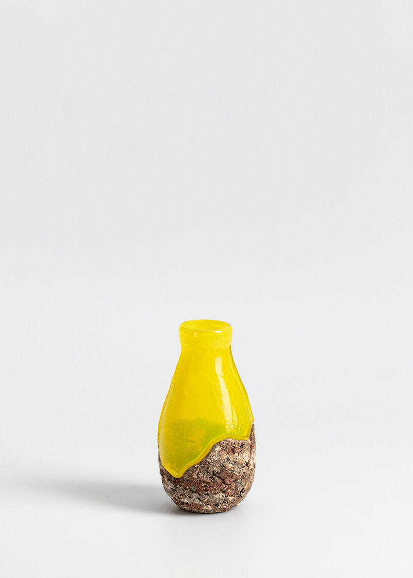yusuké y. offhause reimagines plastic bottles as semi-archaic pieces