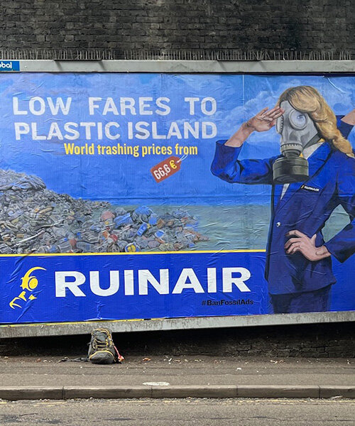 activists' scathing ads target airlines over their climate impact