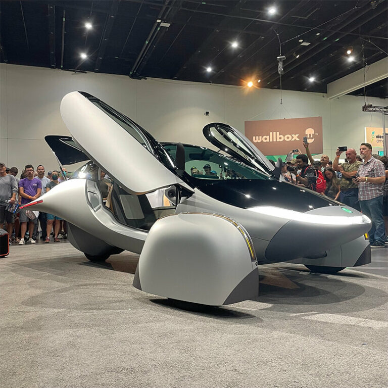 aptera 'gamma' solar electric vehicle at fully charged LIVE 2022