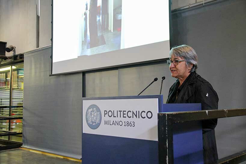 anne lacaton & anna heringer speak during milano arch week 2022