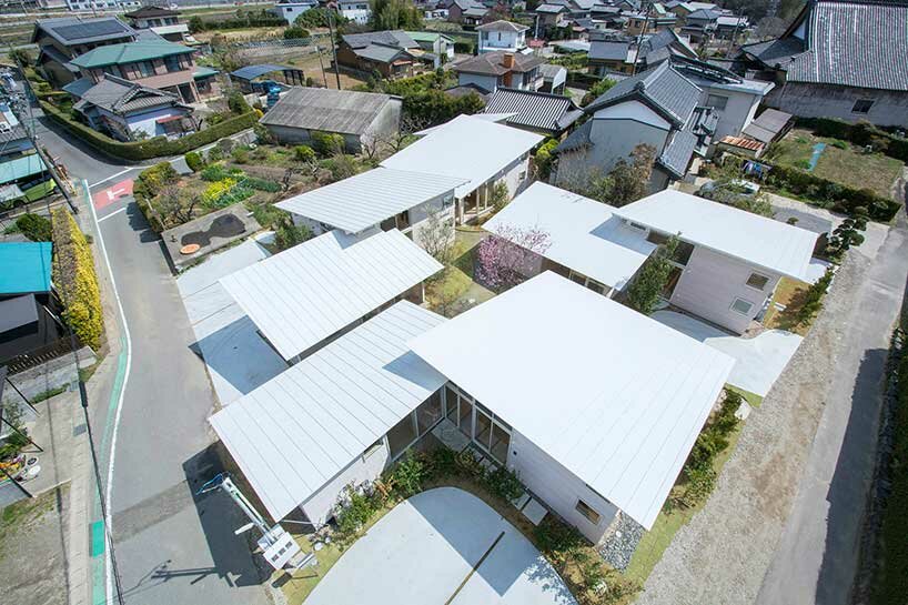 small streams swivel around studio velocity's awazuku house in japan