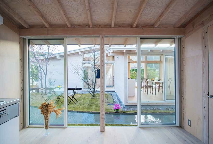 small streams swivel around studio velocity's awazuku house in japan