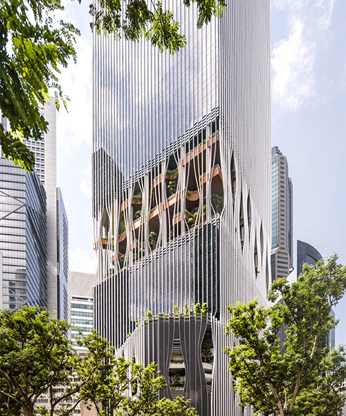 bjarke ingels and carlo ratti's biophilic 'capitaspring' skyscraper completes in singapore