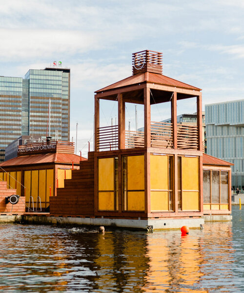 borhaven arkitekter + ACT!'s two-sauna facility in oslo recalls 19th-century bathhouse