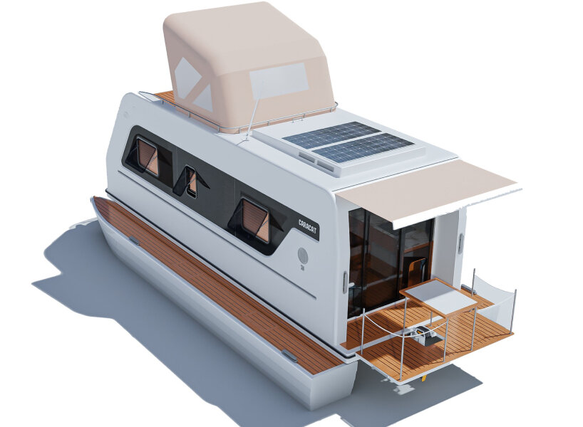electric campervan-catamaran