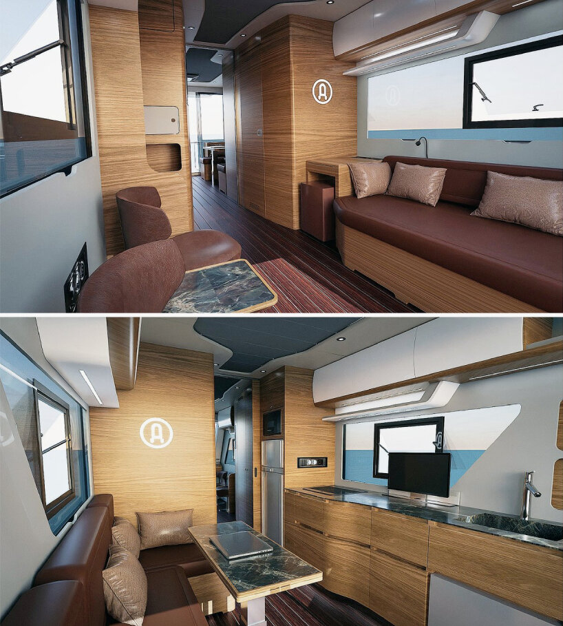 electric campervan-catamaran