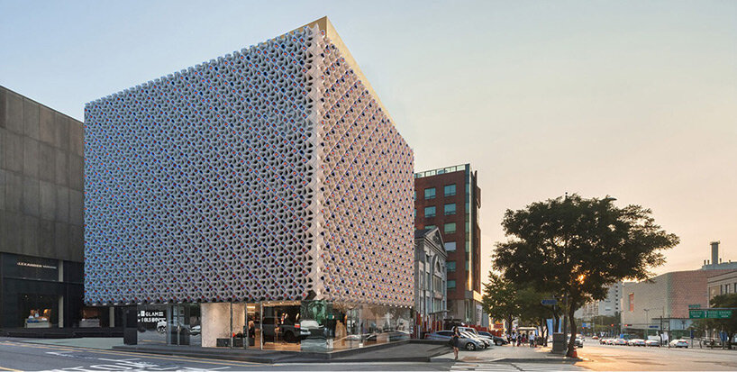 cookfox and buro happold team up to design bird and bee-friendly terracotta façade