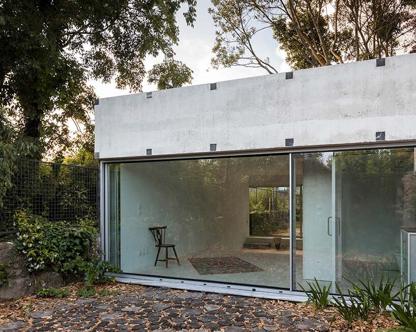 'crown adorned with precious stones' tops fala atelier's transparent tiny palazzo in portugal