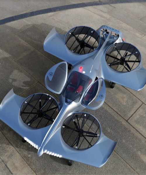 eVTOL ‘doroni H1’ soars high at 160 kmh as a family flying car that fits in a 2-car garage