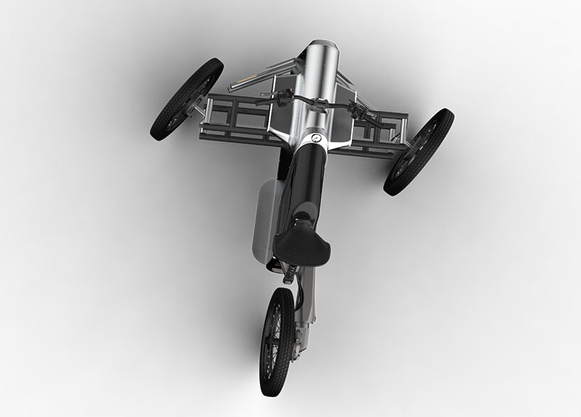 the 'e-trike revolution' by andre fangueiro takes cues from classic car racers