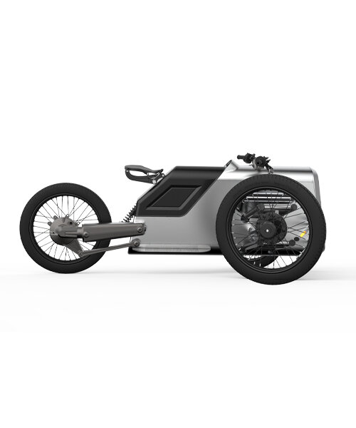 the 'e-trike revolution' by andre fangueiro takes cues from classic car racers