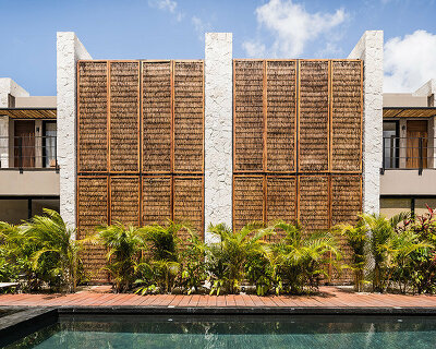 grajales arquitectos names its recent housing project for the 'toh' birds of tulum